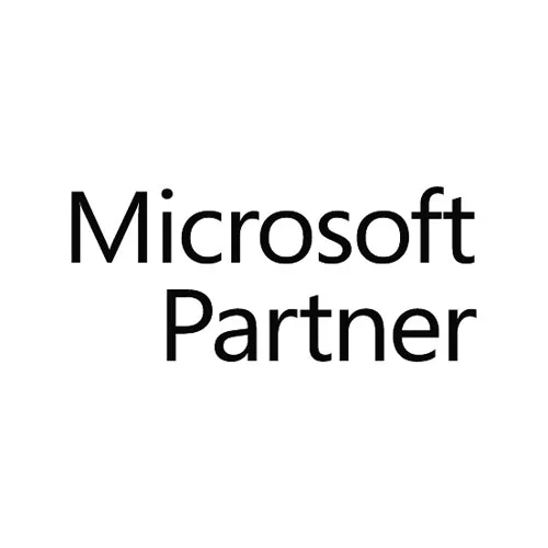 Abbildung: Schwarzer Schriftzug ‚Microsoft Partner‘ auf weißem Hintergrund. Die 3B-IT GmbH mit Sitz in Berlin ist zertifizierter Microsoft-Partner. Sie unterstützt Unternehmen bei der Einführung und Betreuung von Microsoft 365, Microsoft Teams und Microsoft Azure.